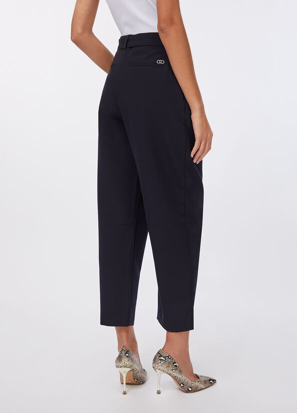 Pantaloni balloon con pince