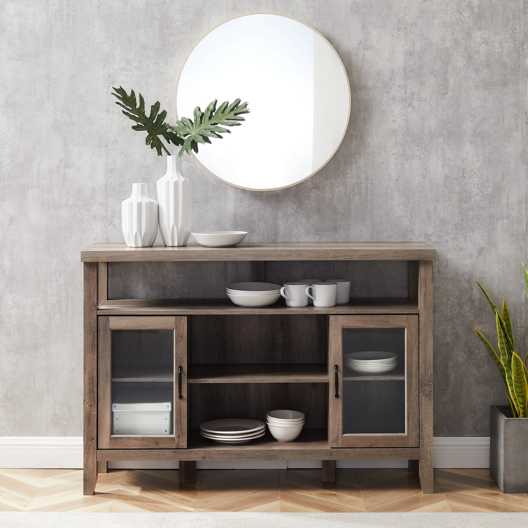 Middlebrook 52-inch High Boy Buffet TV Console