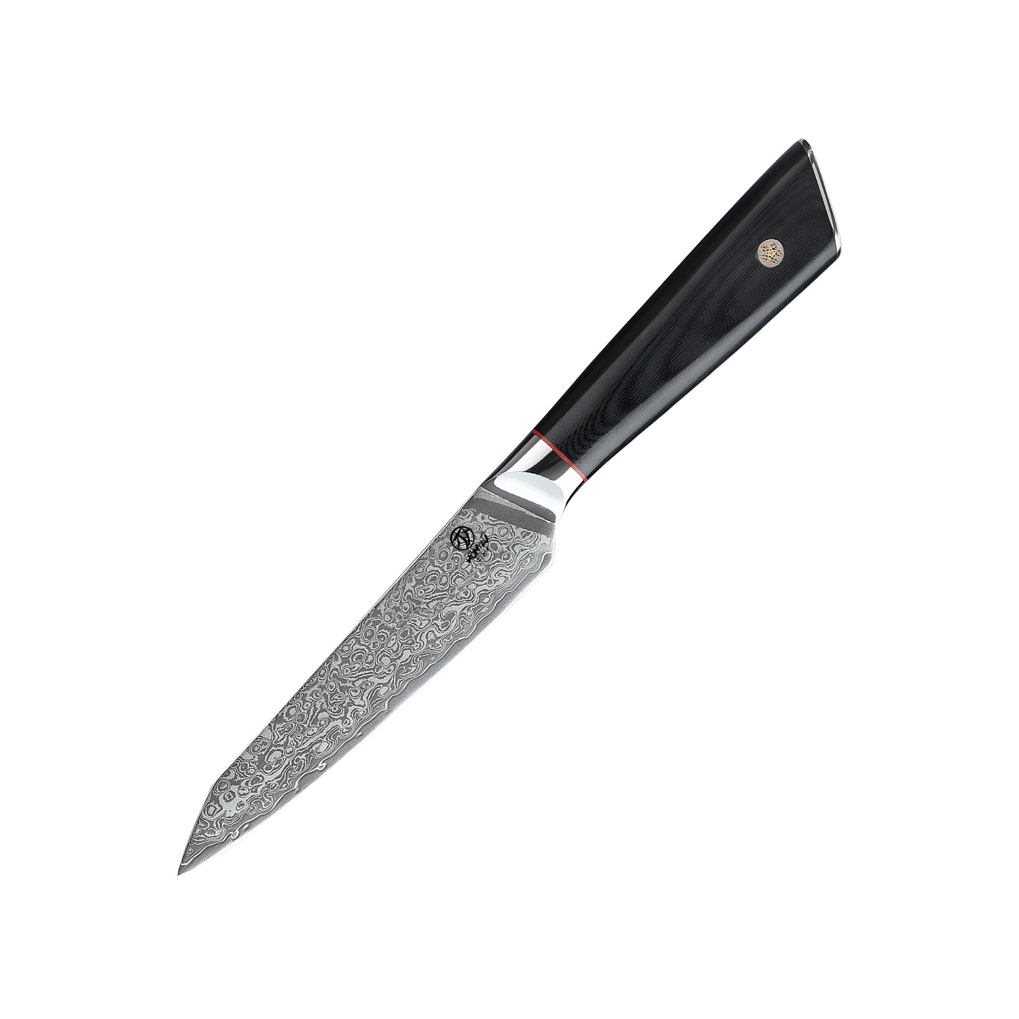 Homizu Kajiya Officemes - AUS10 Damast G10 - zwart - doos