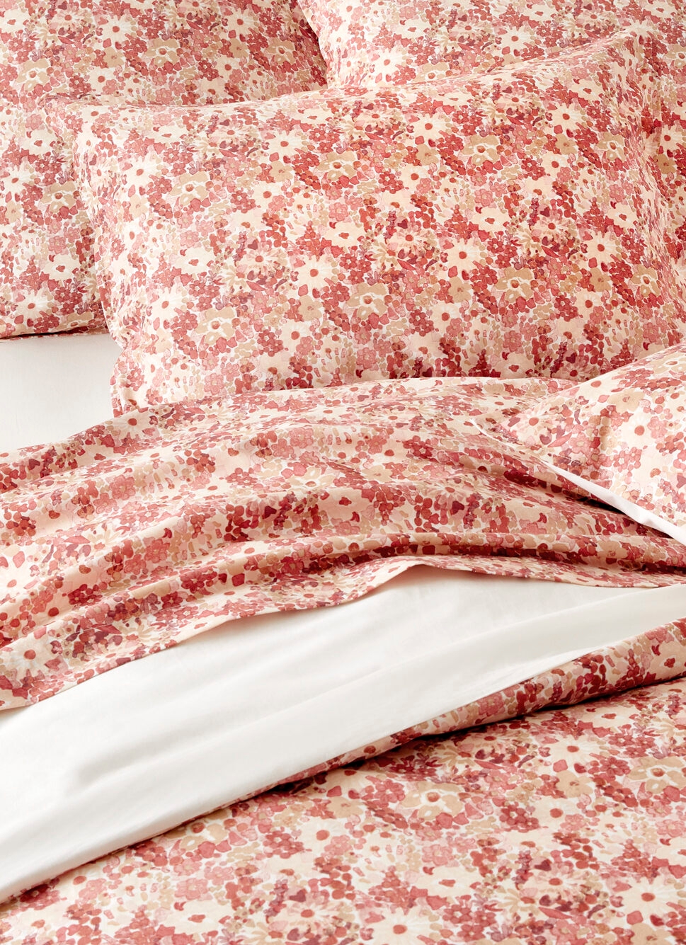 HOUSSE DE COUETTE IMPRIMÉE à PETITES FLEURS ASTER