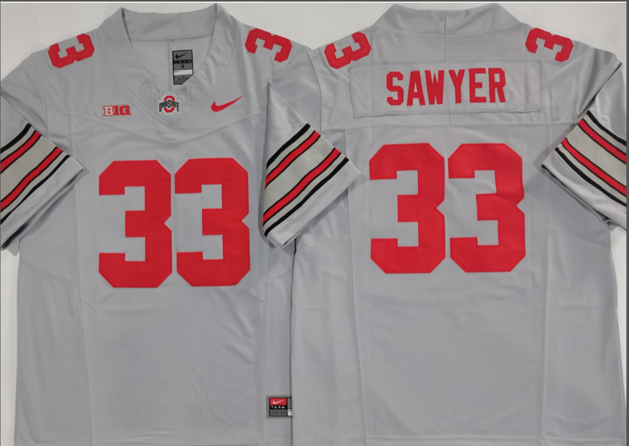Jack Sawyer NCAA Ohio State Jack Sawyer Nike Vapor Limited Jersey