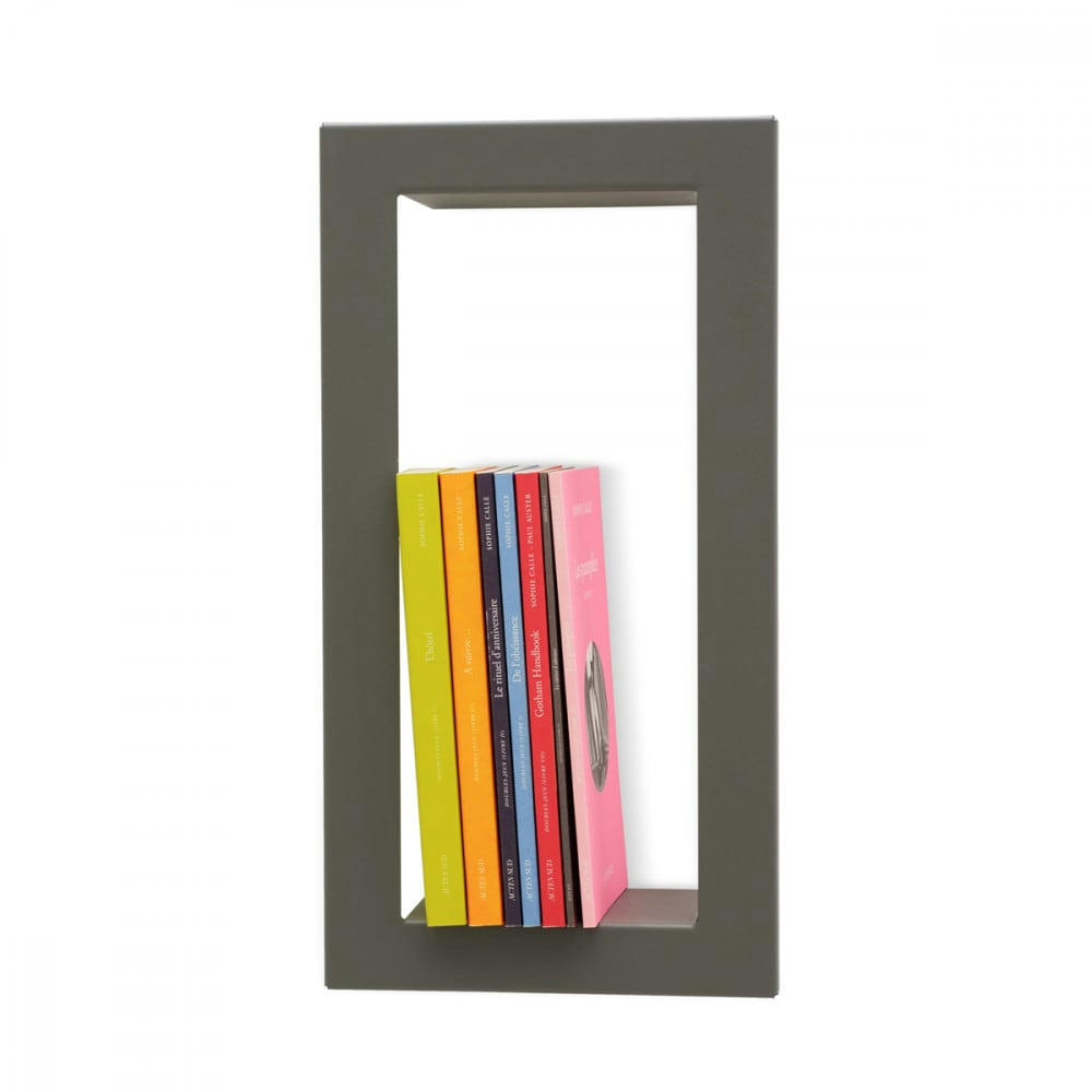 STICK - Etagère design haute gris 36.8x19x8.5cm