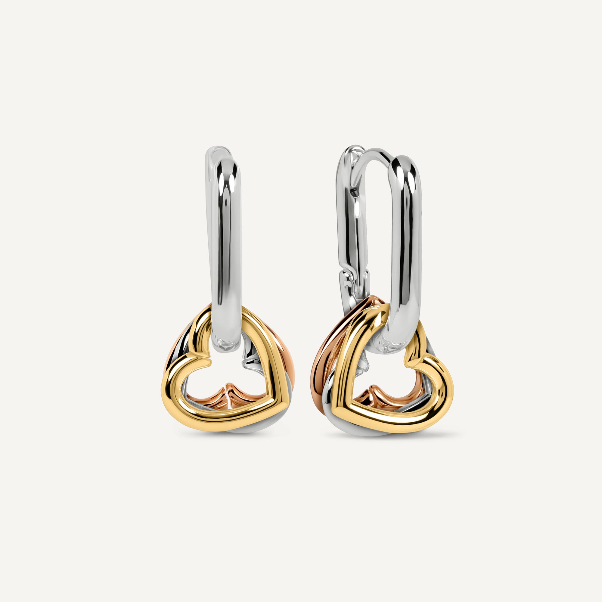 Love You Lots Multi Heart Hanging Charms Ear - RYJ1639S