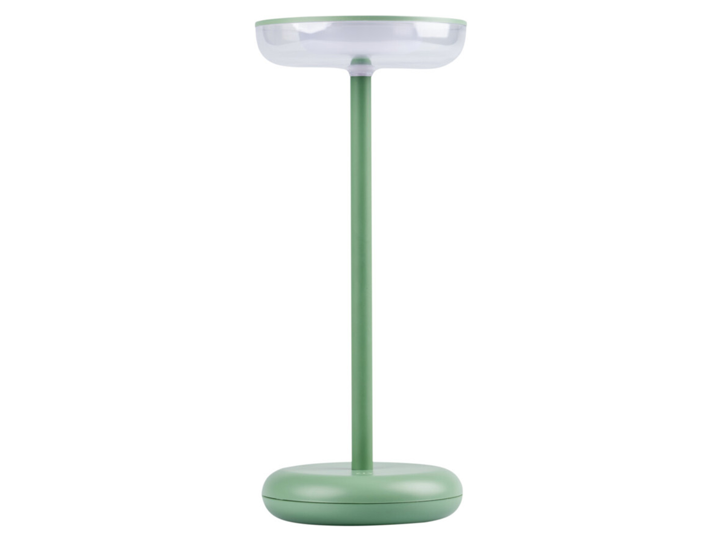 Lampa stołowa Fluxy LED ze ściemniaczem zielona