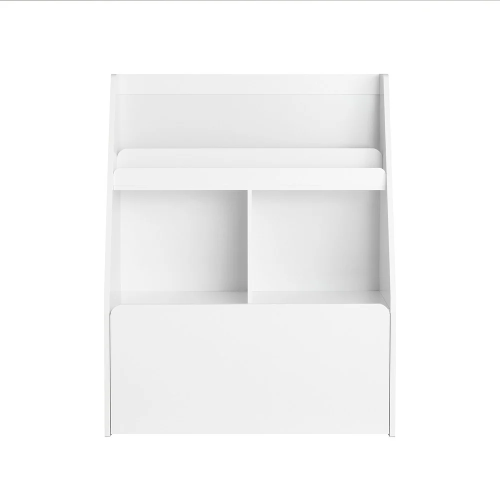 SoBuy Regał dziecięcy z 1 szufladą Biały 80x40x100cm Funkcjonalny KMB83-W
