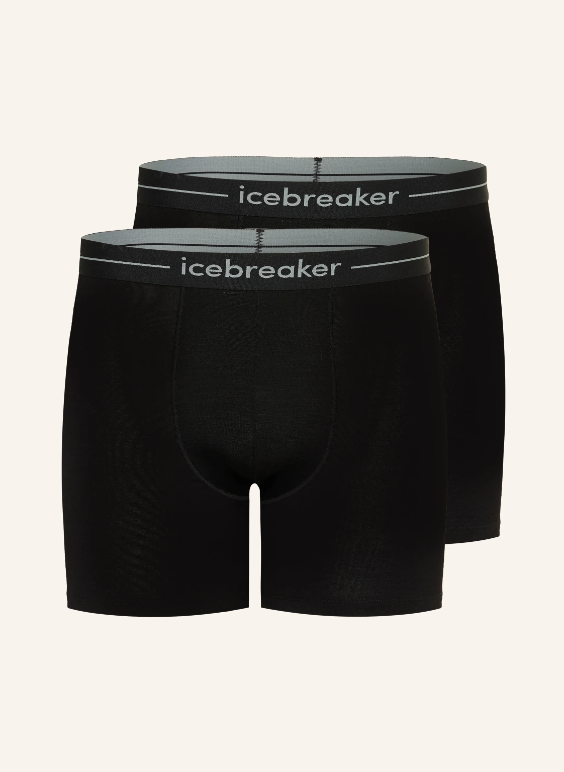 icebreaker 2er-Pack Funktionswäsche-Boxershorts ANATOMICA aus Merinowolle