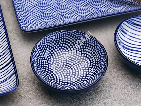 Zestaw do sushi dla 2 osób (4 el.) z pałeczkami Tokyo Design Studio - Nippon Blue 17991