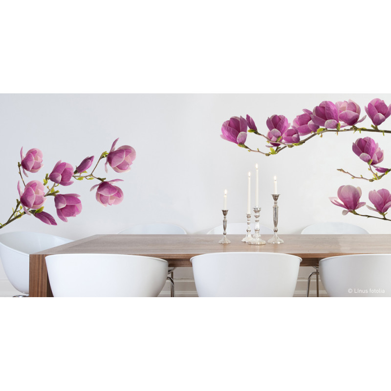 Planche de stickers Magnolia 48 x 68 cm