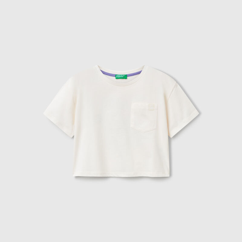 Boxy fit t-shirt with back print