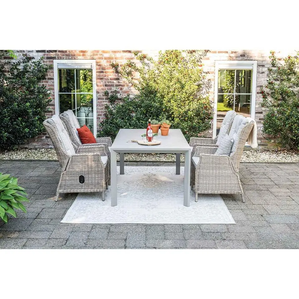 Garden Impressions Marbella - Penang tuinset 7-delig vintage willow