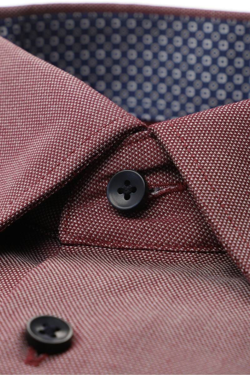 ETERNA Modern Fit Hemd flieder, Strukturiert