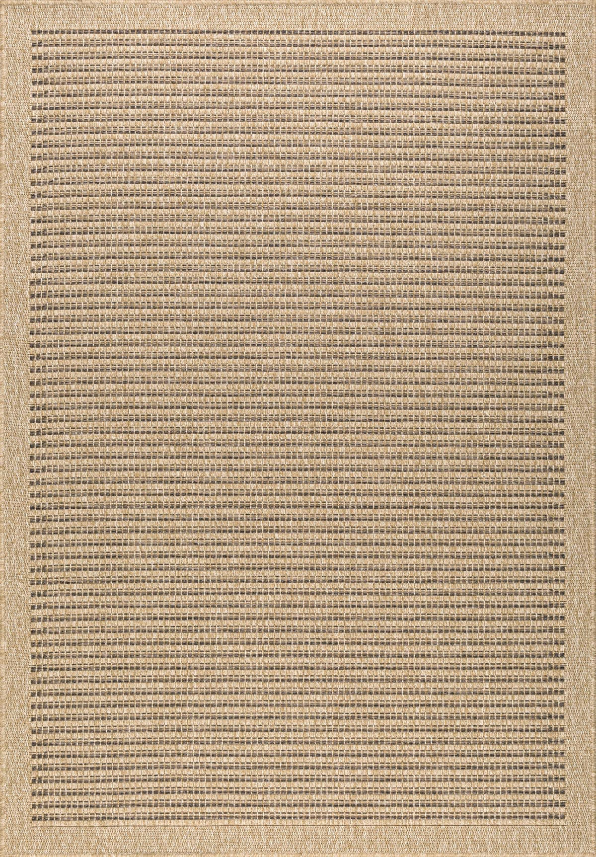NATURE - Tapis intérieur et extérieur aspect jute marron 120x170