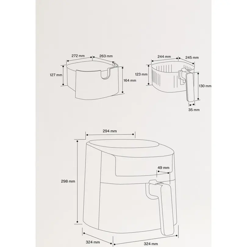 Heissluftfritteuse FRYER AIR PRO LARGE