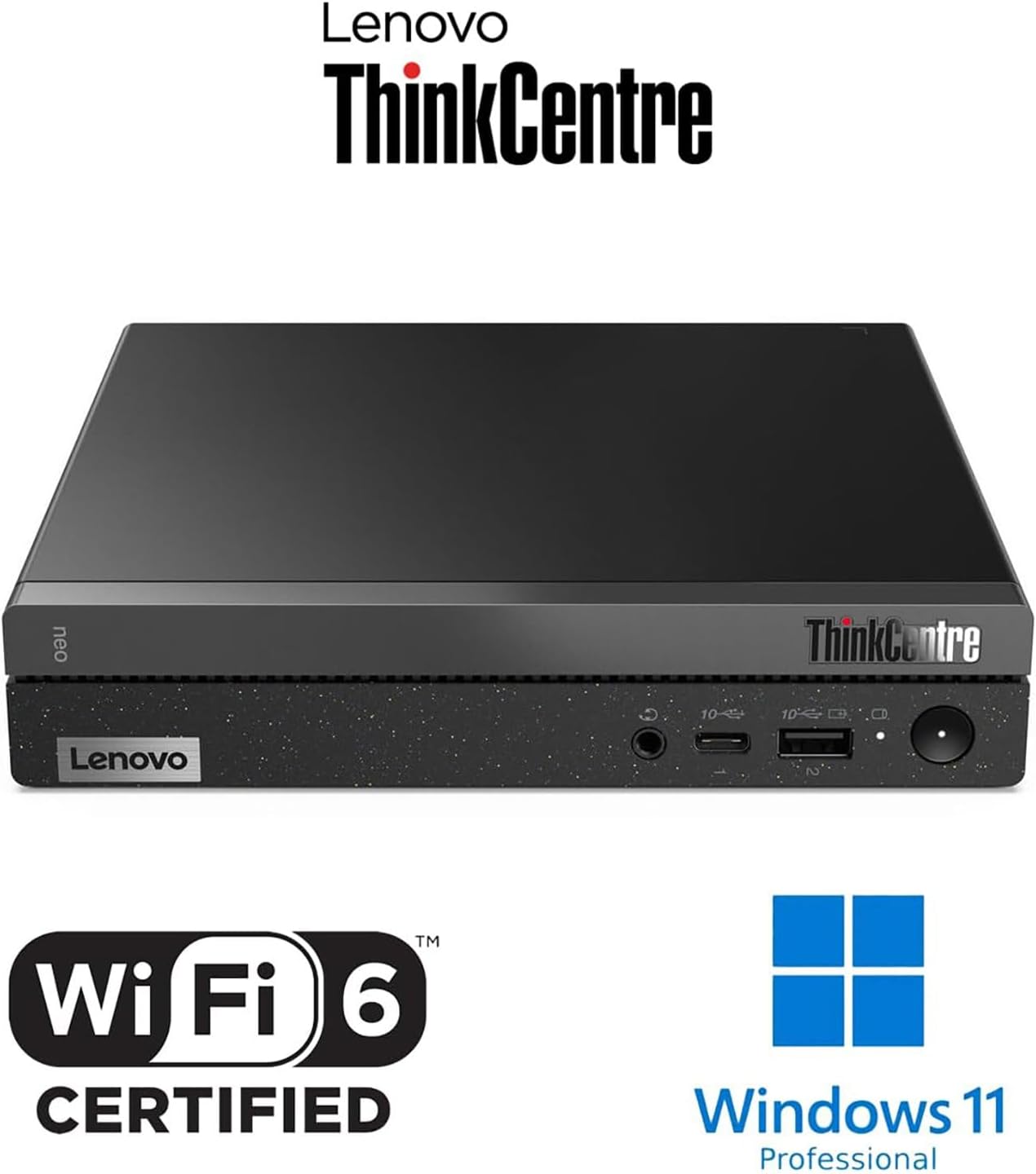 Lenovo ThinKCentre neo 50q Gen 4 Tiny 1L Business Mini Desktop Computer  13th Gen Intel 8-Core i5-13420H (Beat i7-1355U)  16GB DDR4 RAM  512GB PCIe SSD  2 DisplayPorts  WiFi 6  Win 11 Pro  Vent-Hear