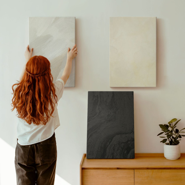 Obraz canvas 3 częściowy Odcienie minimalizmu | 3x40x60 | Wallfluent