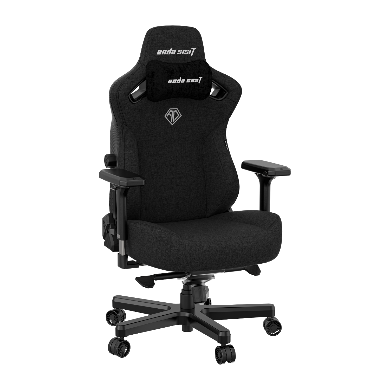 Fotel gamingowyAnda Seat Kaiser 3 L materiałowy czarny