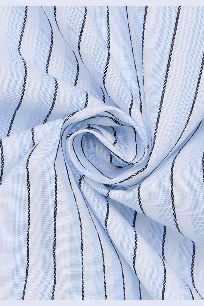 ETERNA Modern Fit Hemd blau, Gestreift
