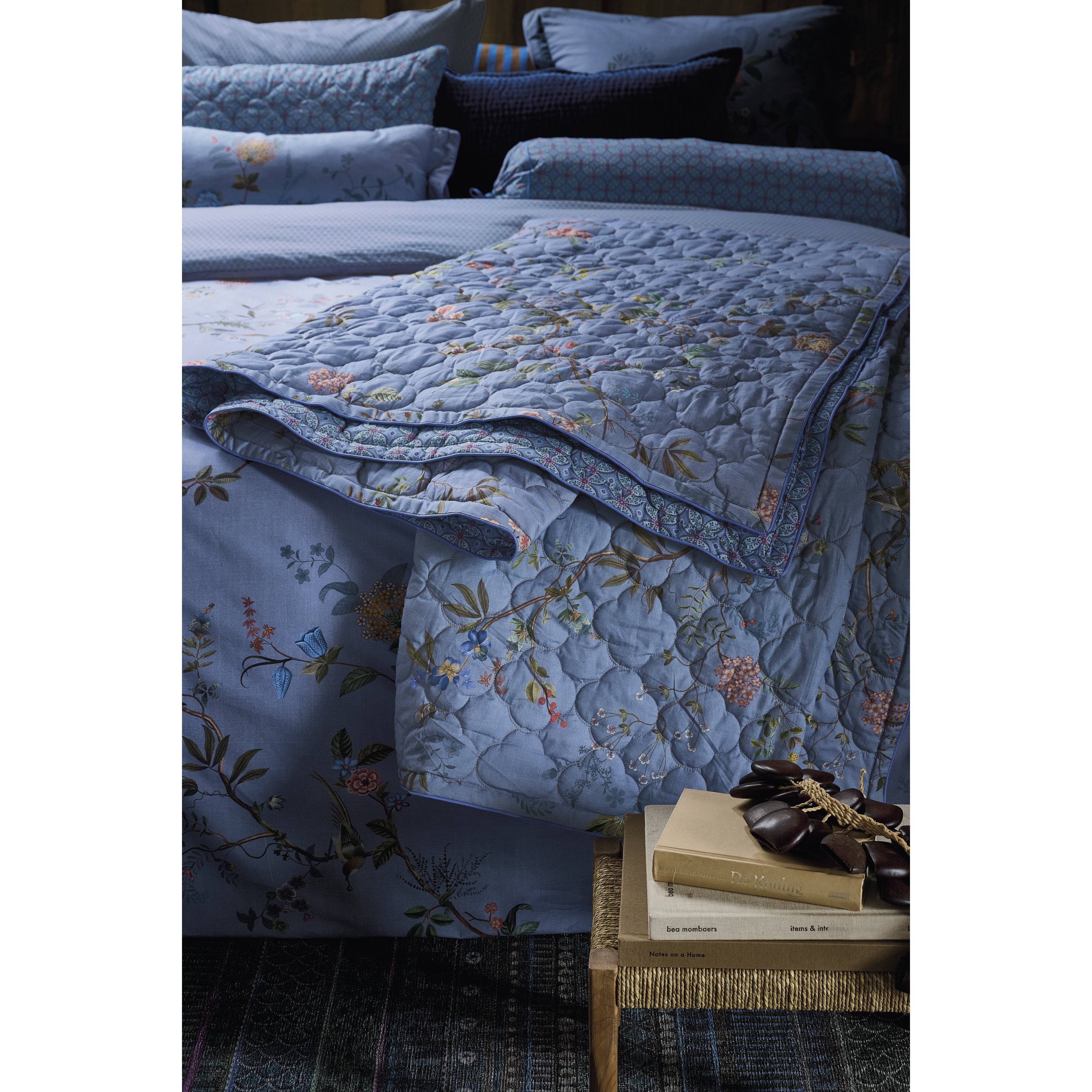 Pip Studio Bustani Sprei 180 x 260 cm - Blauw