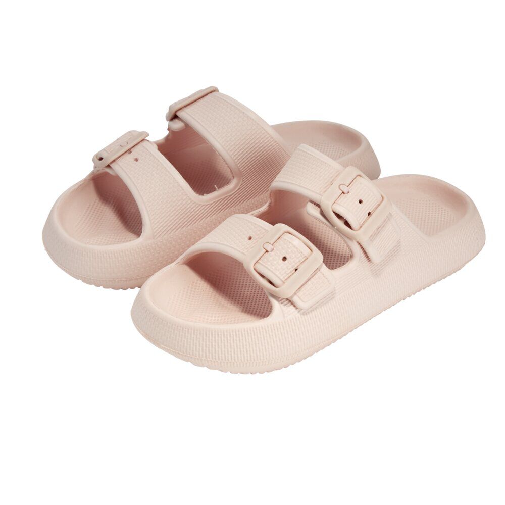 Sandales enfant 2 brides plastique rose 30/31