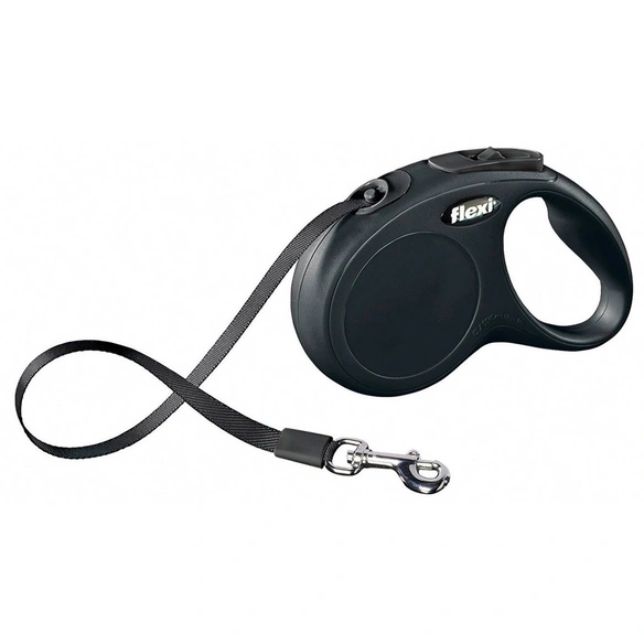 Gurt-Roll-Leine, »New Classic«, 3 m, schwarz