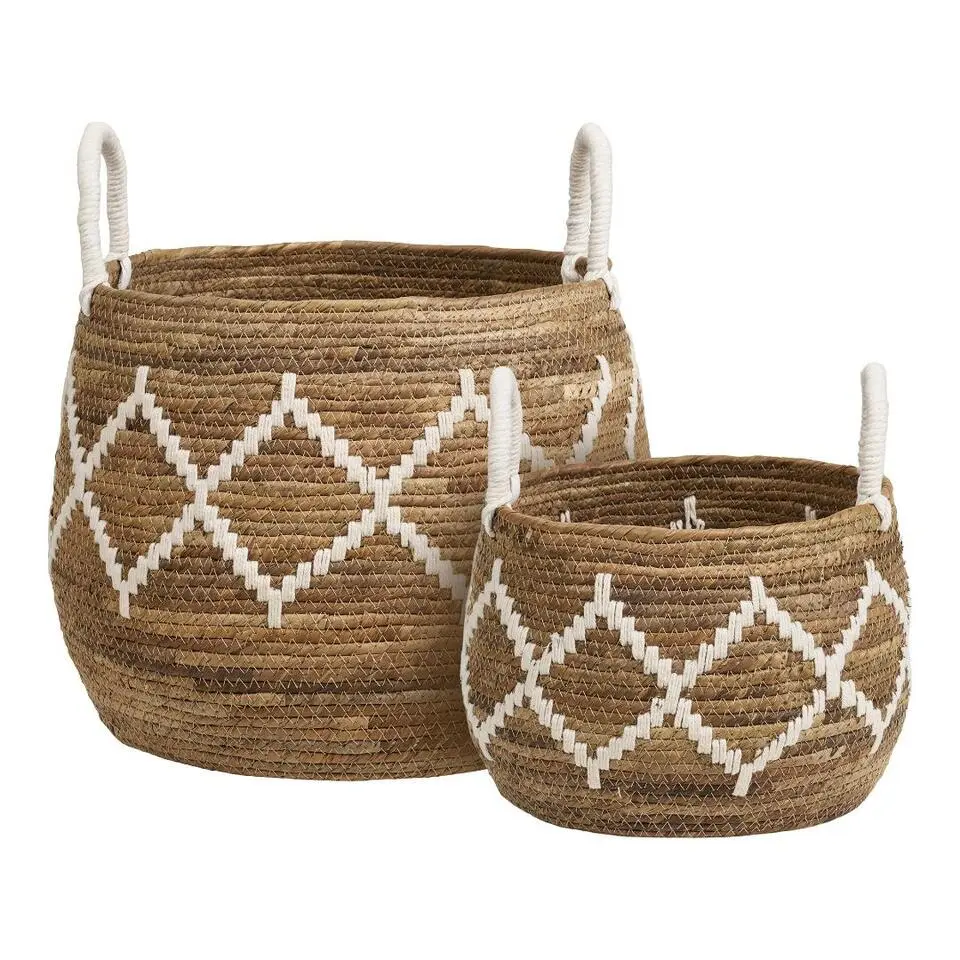 Hioshop Runa mand set van 2 natuur