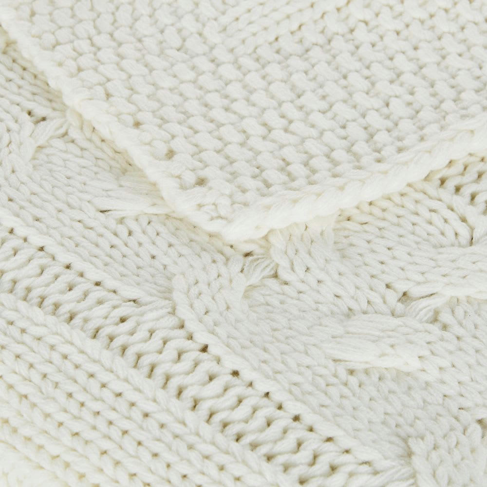 GINETTE - Plaid écru 160x210