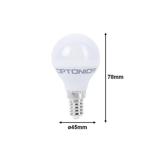 Ampoule LED E14 5.5W 220V G45 - Blanc Froid 6000K - 8000K - SILAMP