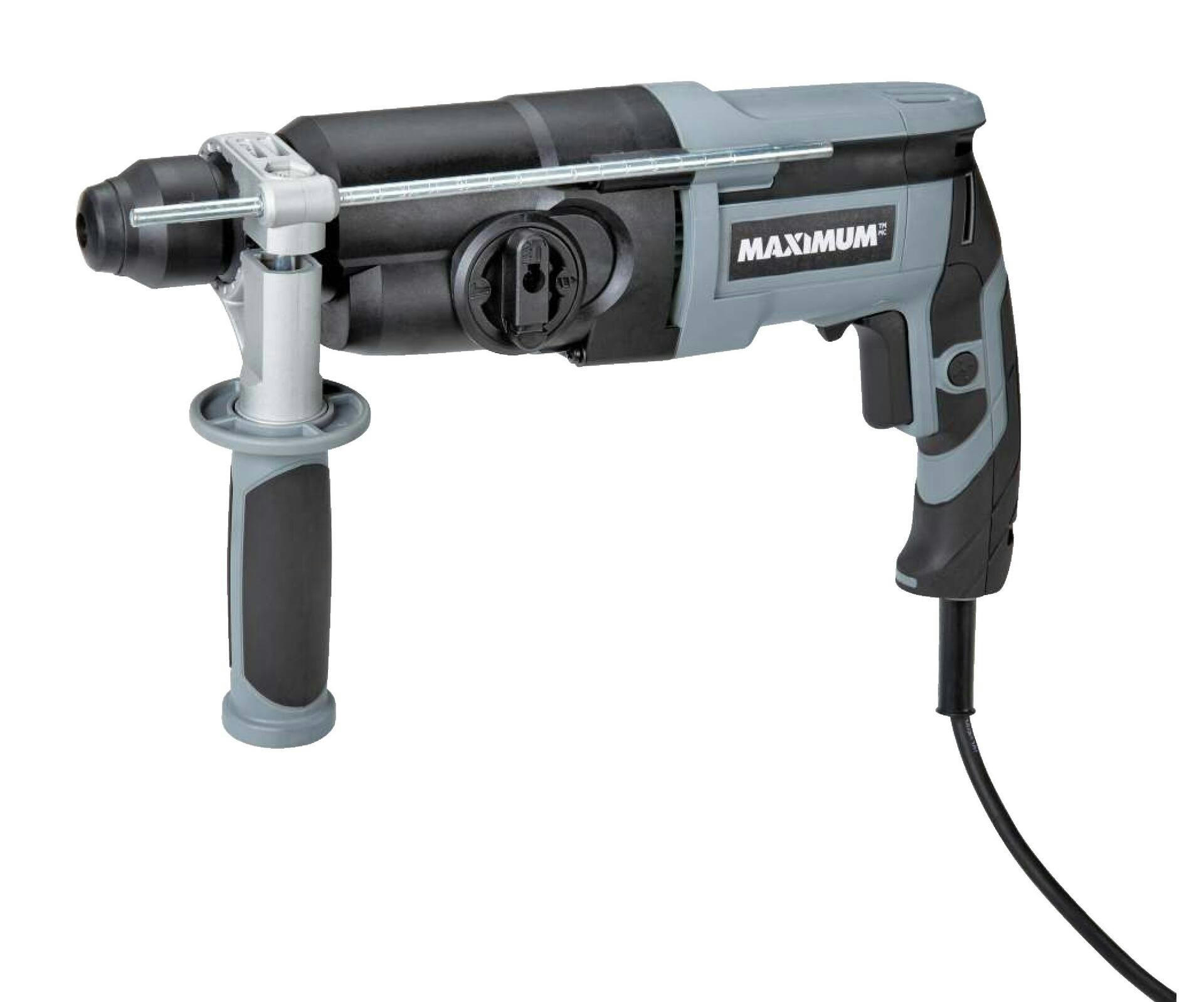 MAXIMUM 5.5A Corded Variable Speed Rotary Hammer Drill with Auxiliary Handle & SDS+, 5/8-in
