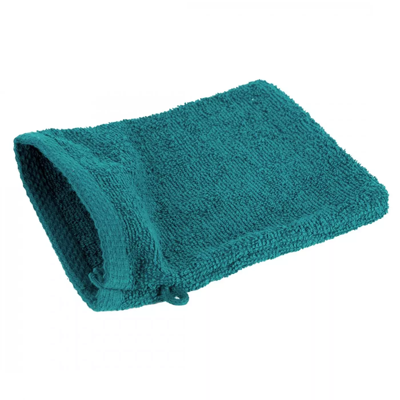 Myjka do kąpieli 16x21 cm bawełniany kolor ciemnoturkusowy 400 g/m2 GŁADKI 1