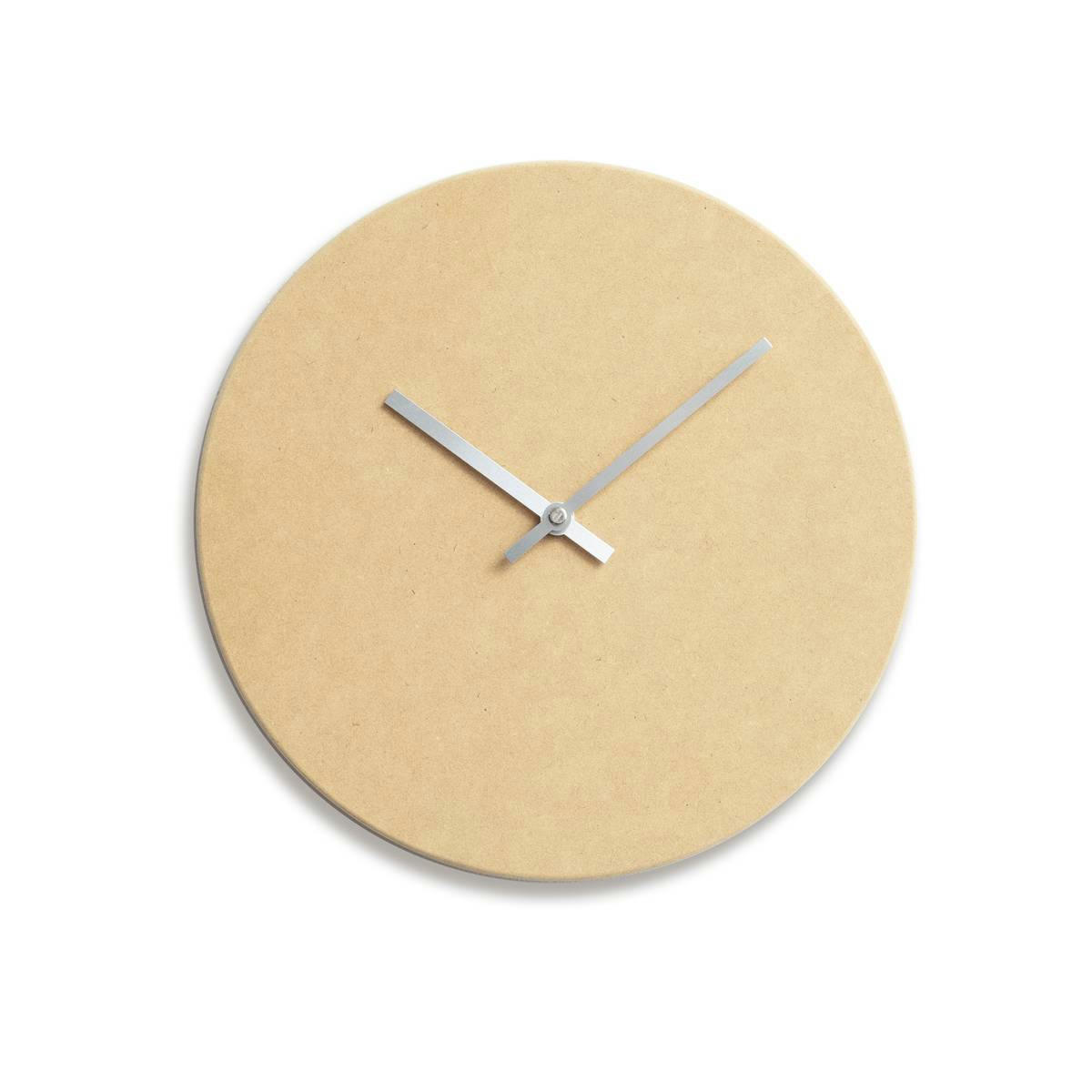 - Horloge murale en bois jaune D38cm