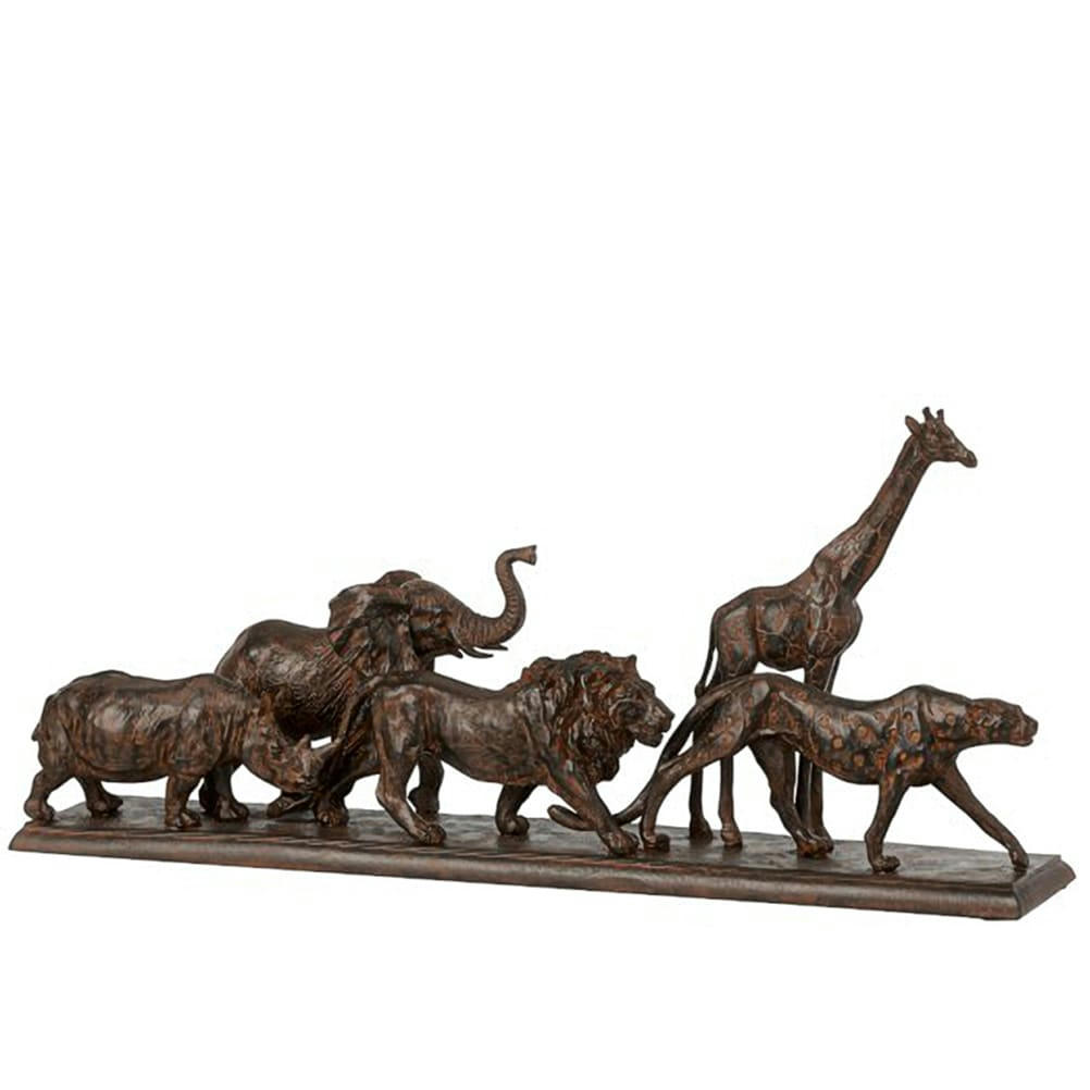 - Statue en résine Animaux en Rang