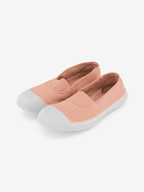Tennis elastique femme rose