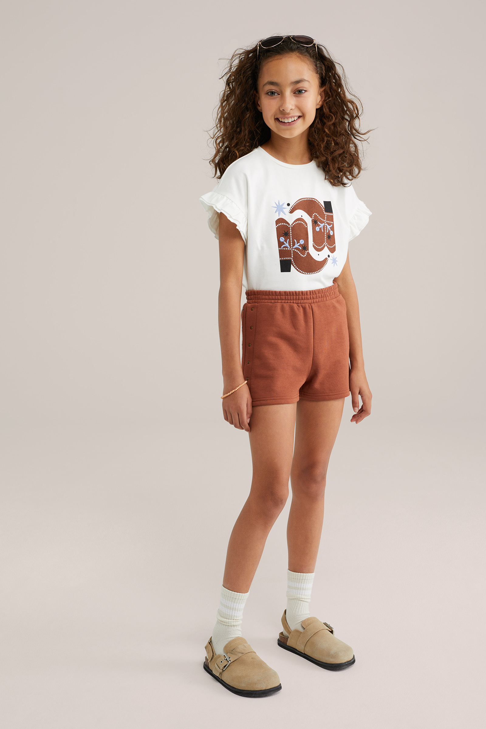 Meisjes T-shirt met opdruk