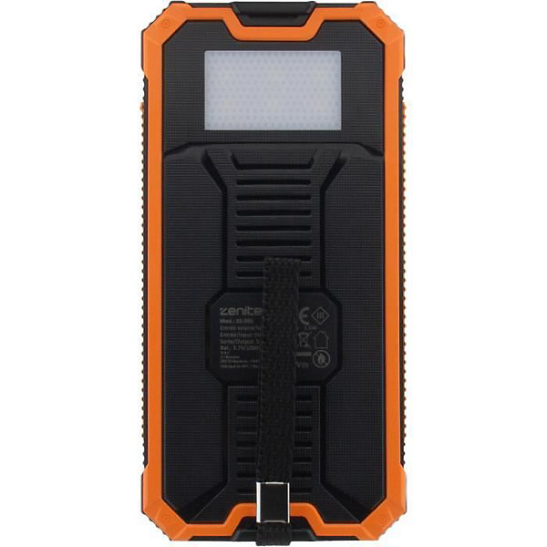 Chargeur Powerbank solaire 10000mah - USB - Zenitech
