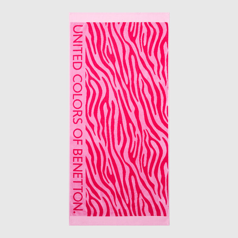 Animal print beach towel
