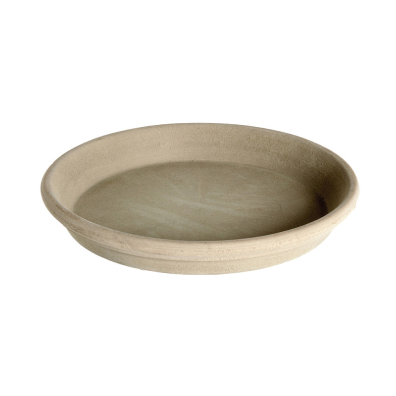 Soucoupe en terre cuite Vulcano Ø 21 x 3,6 cm