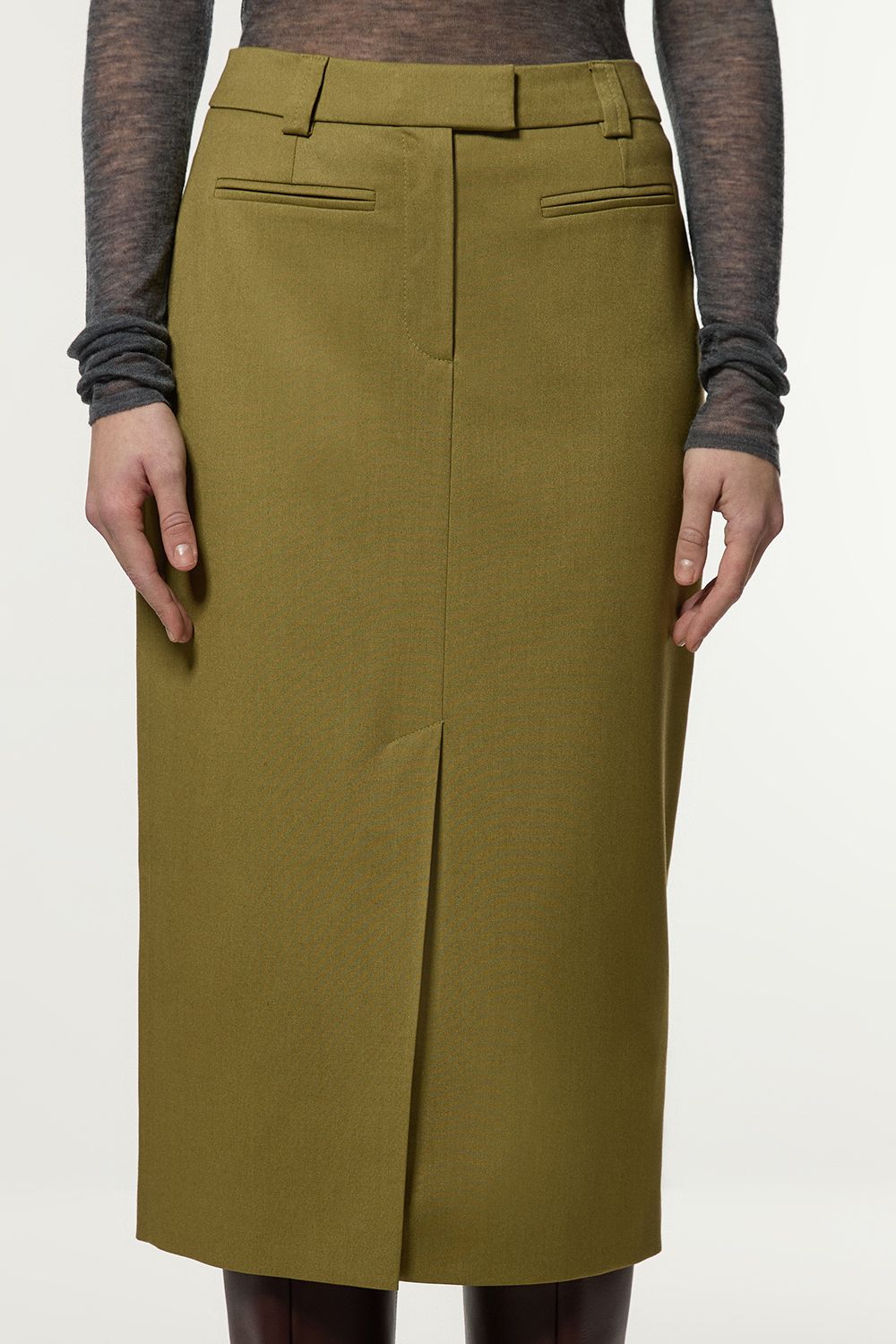 KarenMillen Soft Structured Tailored Pencil Skirt