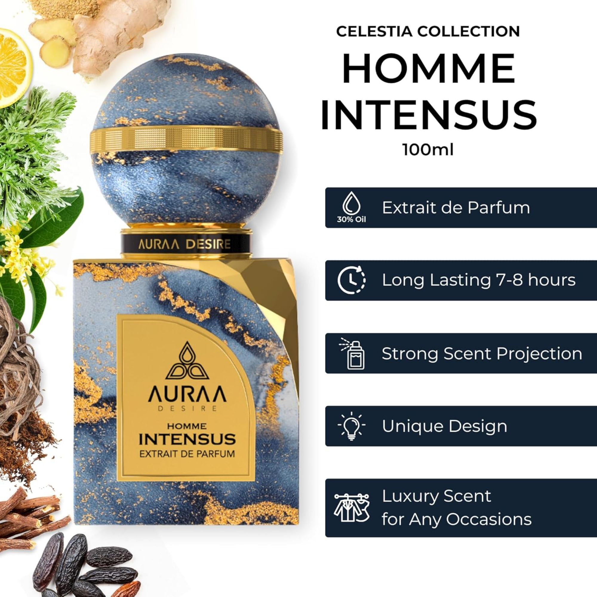 Auraa Desire Homme Intensus Extrait de Parfum 100ml Unisex