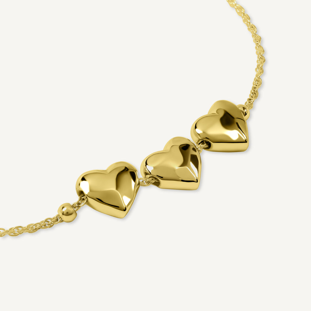 Love Lane - Heart Charm Bracelet