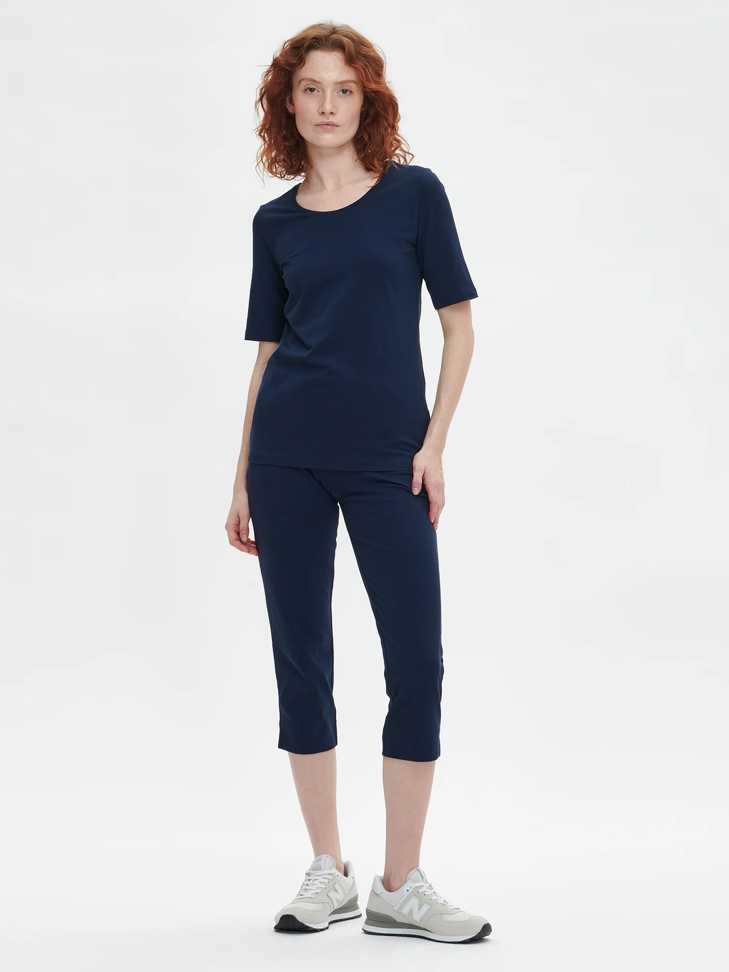 BASIC 7/8-leggingsit - tummansininen