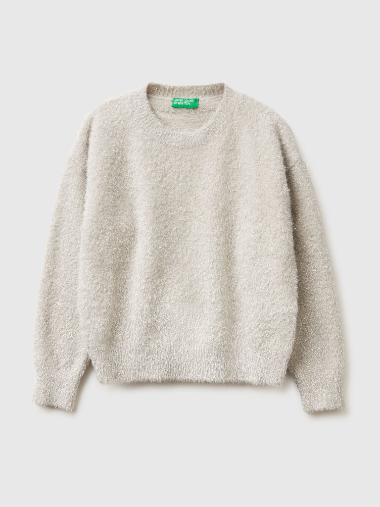 Sweater with lurex
