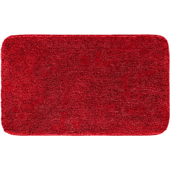 Badematte »Melange«, BxL: 50 x 80 cm, rot, aus 100% Polyacryl