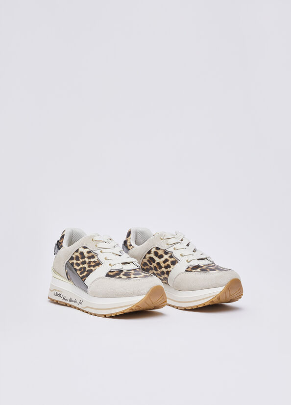 Sneakers platform animalier