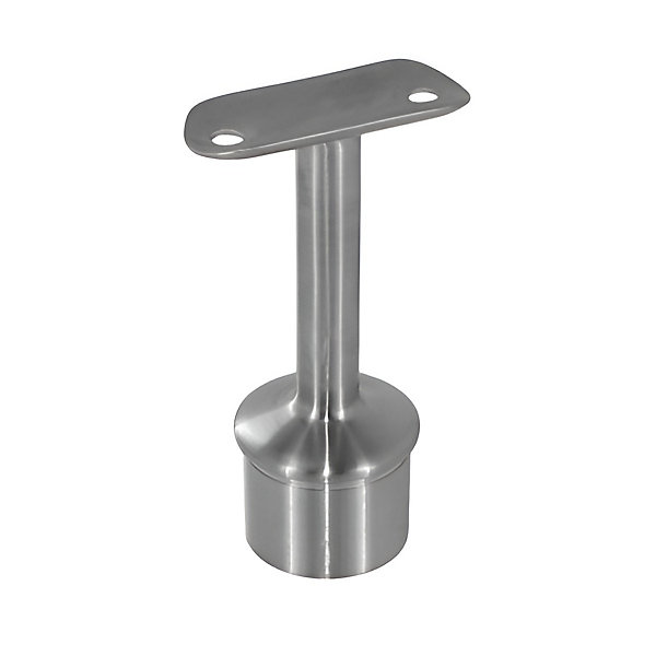 2 x Support main courante diam. 42,4 à coller sur tube diam. 42,4 x 2 mm - Inox 316