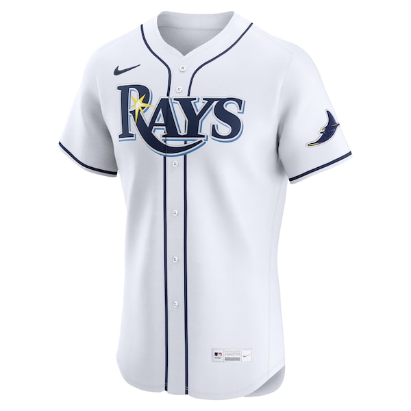 Tampa Bay Rays Nike Home Elite Custom Jersey - White