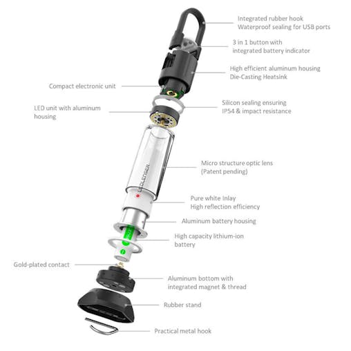 New Led Lenser ML6 Rechargeable 750 Lumens Lantern