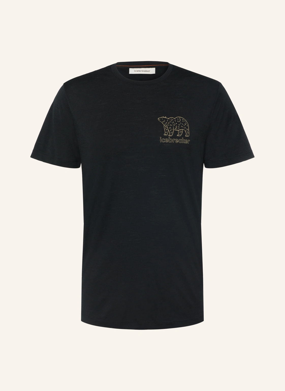 icebreaker Funktionsshirt 150 TECH LITE FOREST FOOTSTEPS aus Merinowolle