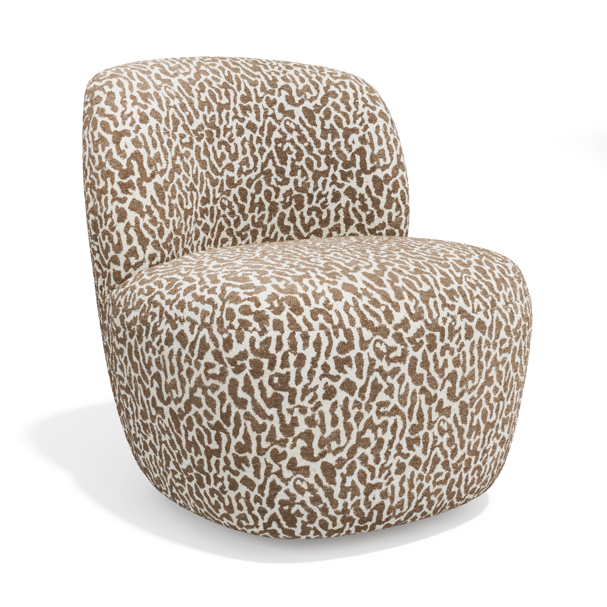 Premium Interiors - Draaibare fauteuil COMI - stof met patroon mol 65cm