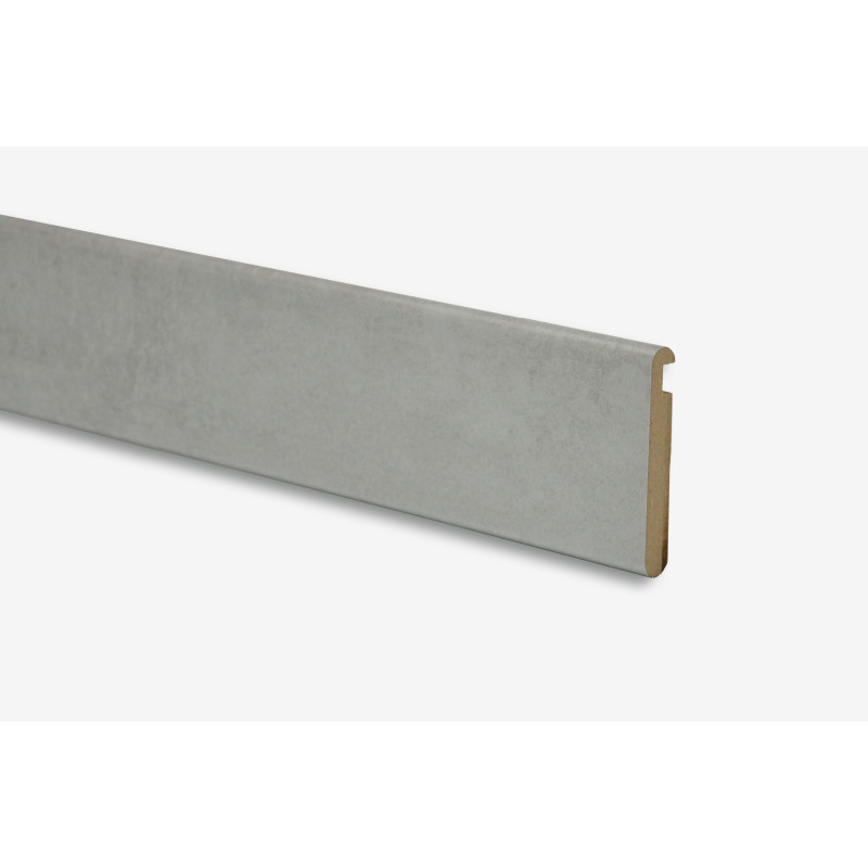 Profilé de finition pour escalier ouvert stratifié Light Grey Stone MAËSTRO STEPS