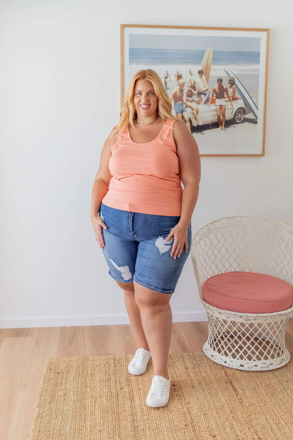 Billi Tank in Apricot